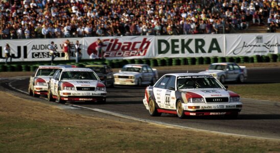 DTM In den Jahren 1990 mit Hans-Joachim Stuck und 1991 mit Frank Biela holte der Audi V8 jeweils den DTM-Titel