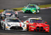 Hinter dem Führungsduo lauern Maro Engel und Sheldon van der Linde (l-r) DTM, 9. + 10. Rennen Nürburgring 2024 - Foto: Gruppe C Photography