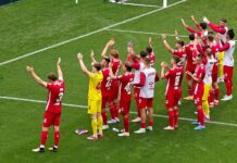 DFB Pokal 1. FC Köln gegen SV Sandhausen der #effzeh feiert den Sieg Foto@ Stadionkind @schoti75